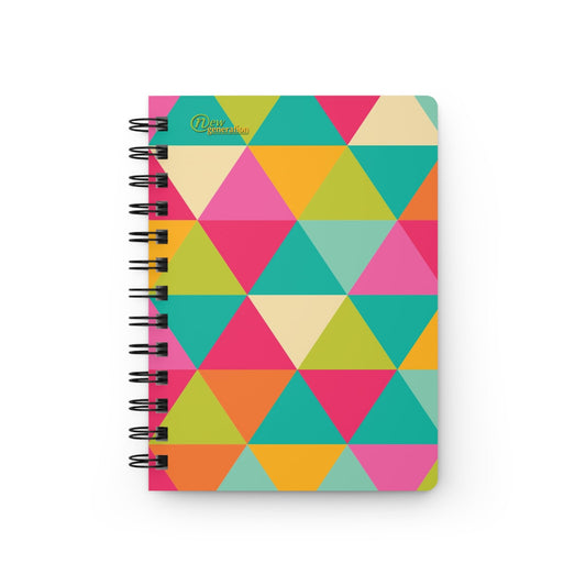 Pattern Design Spiral Bound Journal - 150 Pages Hard Cover Notebook for Writing, Bullet Journaling, Sketching, Planner One Size