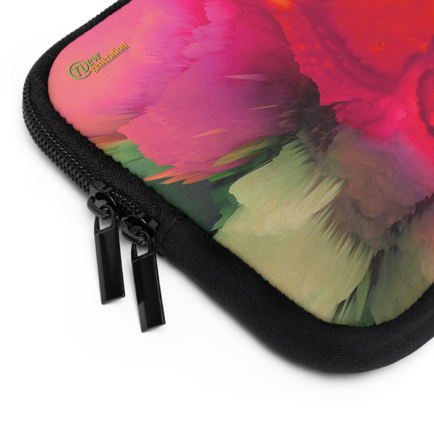 Vibrant Laptop Sleeve, Colorful Tech Case, Artistic Computer Pouch, Gift for Students, Stylish Electronics Bag