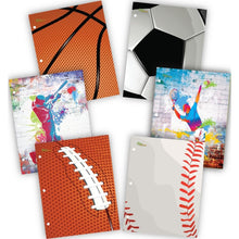 New Generation - Sports  - 2 Pocket Folder / Portfolio, 6 Pack,